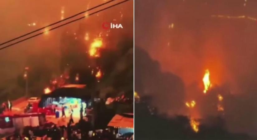 Çin’de korku dolu anlar: Gökten ateş topları yağdı!