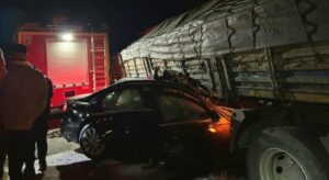 Afyonkarahisar’da TIR ile otomobil çarpıştı: 2 ölü, 2 yaralı