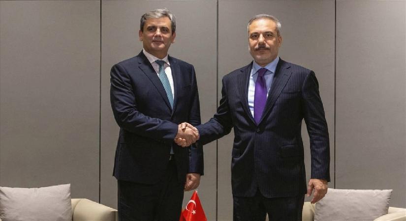 Bakan Fidan Karadağlı mevkidaşı İbrahimovic ile görüştü