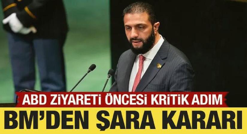 BM’den Ahmed Şara kararı: Yaptırımlar kaldırıldı