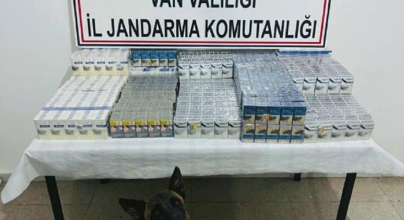 Van’da 3 bin 75 paket kaçak sigara ele geçirildi