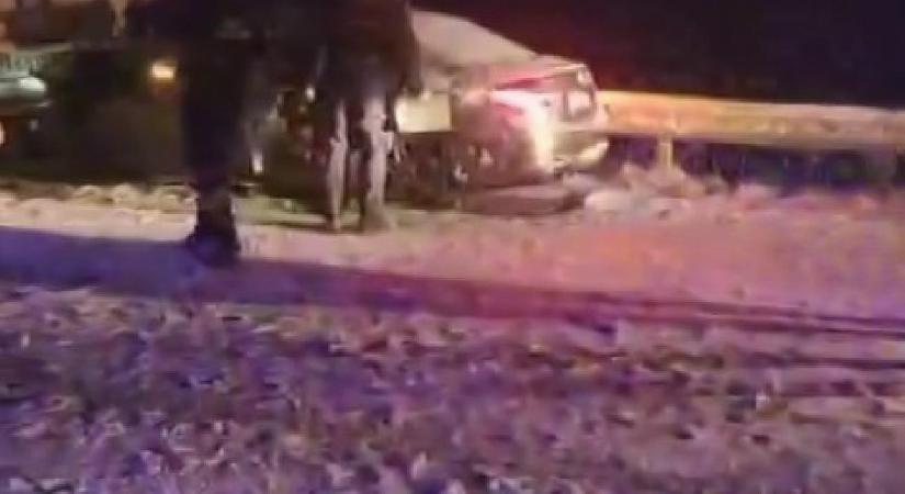 Yoğun kar yağışı kazaları beraberinde getirdi: 1 ölü, 5 yaralı