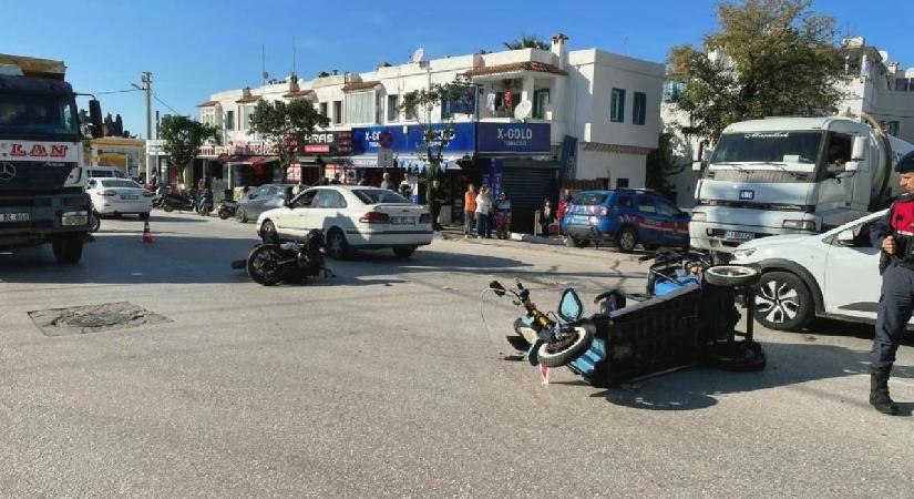 Bodrum’da trafik kazası kaza: 1 ölü, 1 yaralı