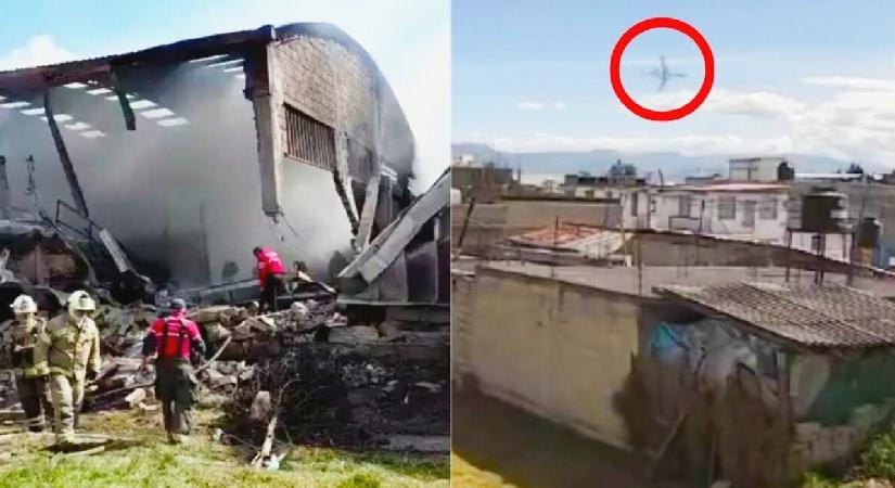 Meksika’da uçak düştü! Kurtulan olmadı