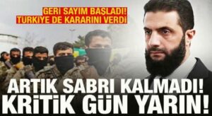 Şara yarın açıklayacak! SDG için son şans! Suriye ordusu hazır, Türkiye’den tam destek