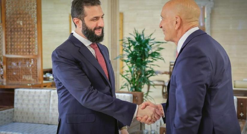 Suriye Devlet Başkanı eş-Şara, Tom Barrack’ı kabul etti