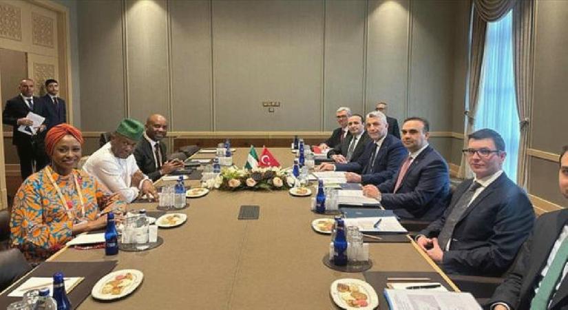 Bakanlar Bolat ve Kacır, Nijerya Sanayi, Ticaret ve Yatırım Devlet Bakanı Enoh ile görüştü