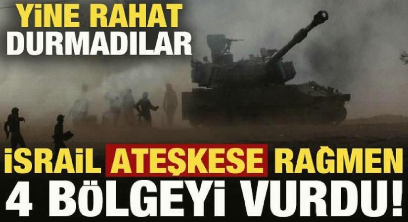 Son dakika: İsrail ateşkese rağmen Lübnan yeniden vurmaya başladı!
