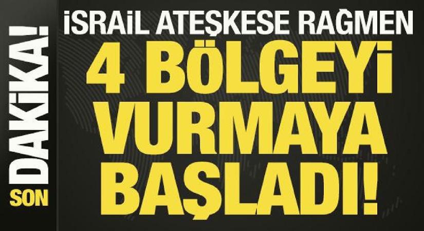 Son dakika: İsrail, Lübnan’ı vurmaya başladı!