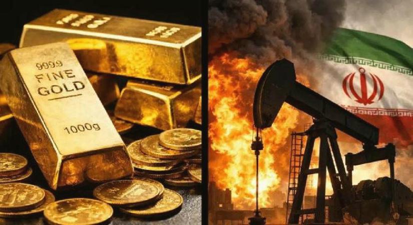 Altın Orta Doğu ateşi ile düştü