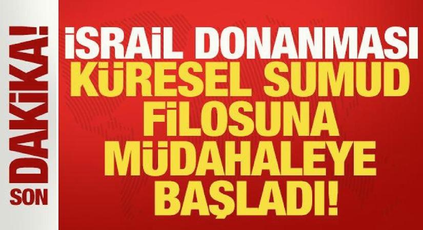 İsrail donanmasından Küresel Sumud Filosu’na müdahale!