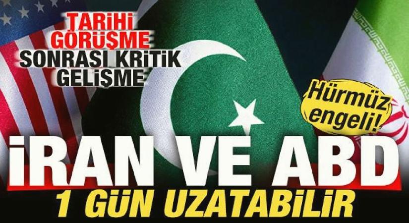 Tarihi görüşme sonrası son dakika gelişmesi! İran ve ABD 1 gün uzatabilir! Hürmüz engeli