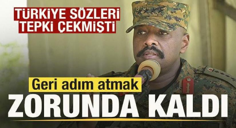 Ugandalı hadsiz generalin Türkiye sözleri gündem olmuştu! Geri adım atmak zorunda kaldı