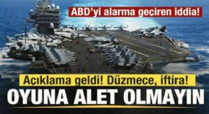 ABD’de gündem olan İHA iddiası! Son dakika açıklaması: İftira! Oyuna alet olmayın!