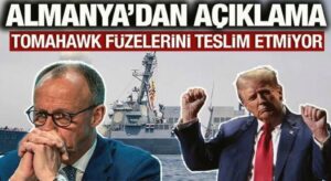 Almanya’dan Trump açıklaması: Tomahawk füzelerini teslim etmiyor