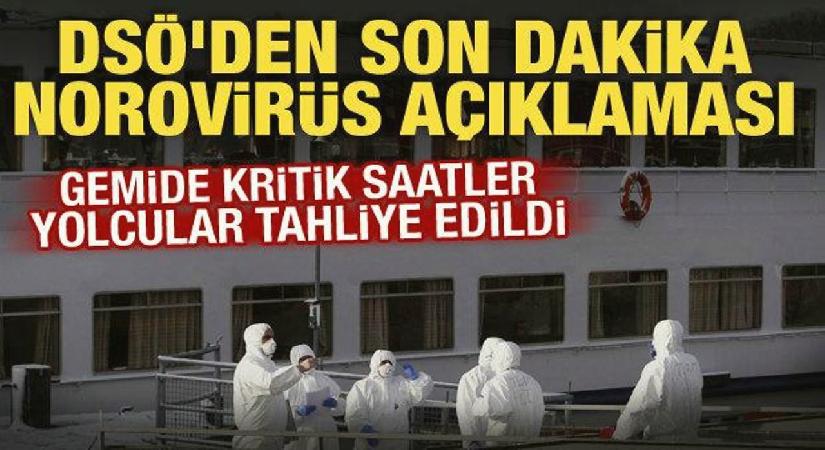 Norovirüslü gemide kritik gelişme: Yolcular tahliye edildi! DSÖ’den son dakika açıklaması