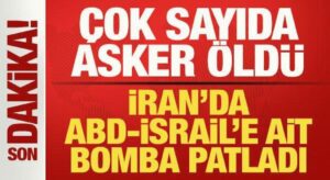 Son dakika: İran’da ABD-İsrail’e ait mühimmat patladı! Çok sayıda asker öldü
