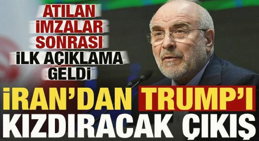 Atılan imzalar sonrası İran’dan Trump’ı kızdıracak ilk açıklama!