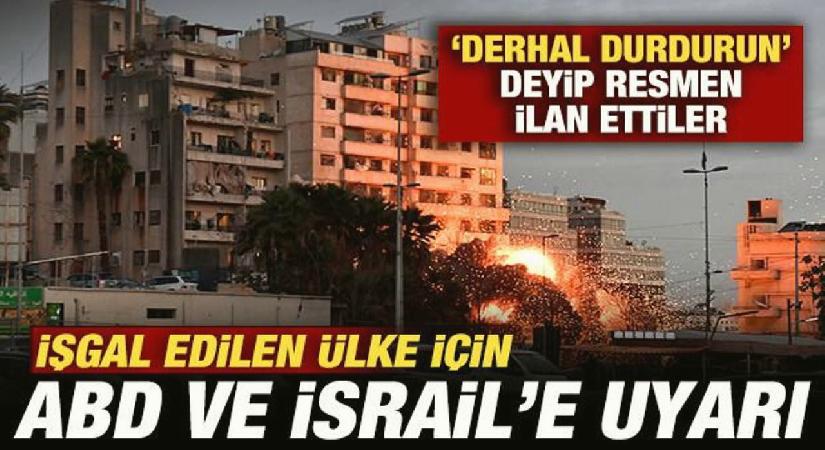 İran’dan işgal edilen ülke için ABD ve İsrail’e uyarı! Resmen ilan ettiler