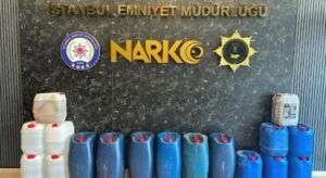 İstanbul’da 519 kilo sıvı metamfetamin ele geçirildi