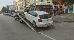 Samsun’da korsan taksi denetiminde 3 sürücüye 300 bin lira ceza