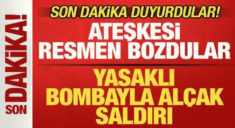 Son dakika duyurdular! İsrail ateşkesi bozdu! Yasaklı bombayla alçak saldırı