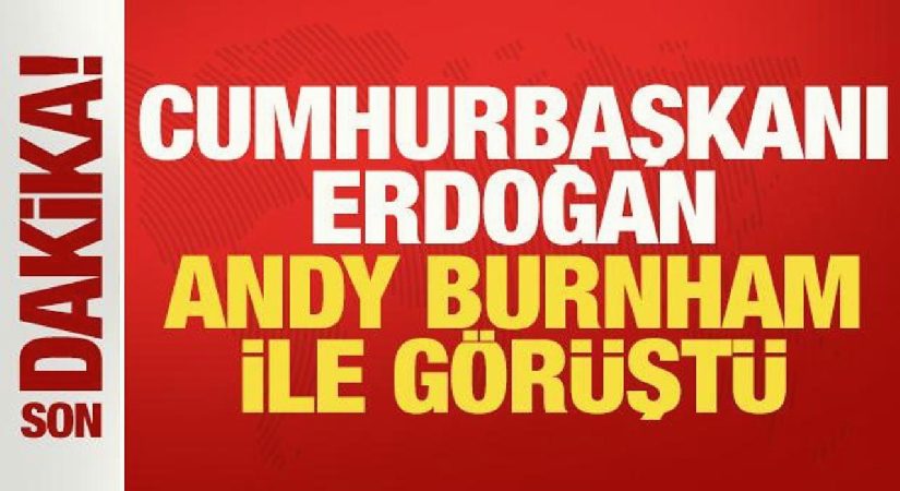 Cumhurbaşkanı Erdoğan Birleşik Krallık Başbakanı Burnham ile görüştü