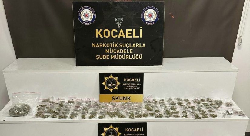 Kocaeli’de uyuşturucu operasyonu: 5 tutuklama
