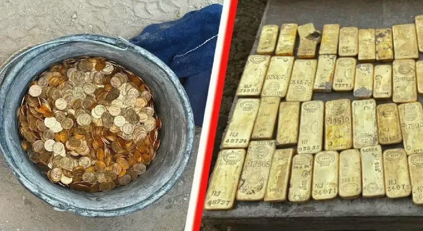Tadilatta olan sıradan bir binaydı! İçinde 9 milyon avroluk altın çıktı