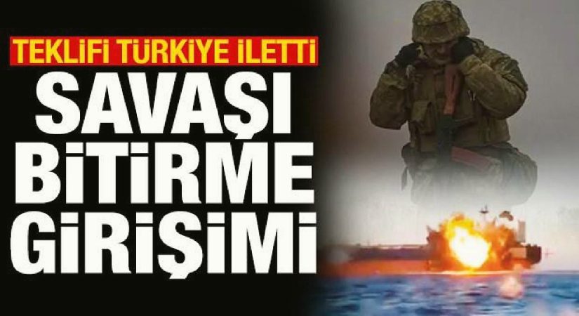 Talebi Türkiye iletti: Ukrayna’dan Rusya’ya Karadeniz’de ateşkes teklifi