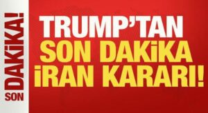 Trump son dakika duyurdu! İran’a ekonomik operasyon başlattı